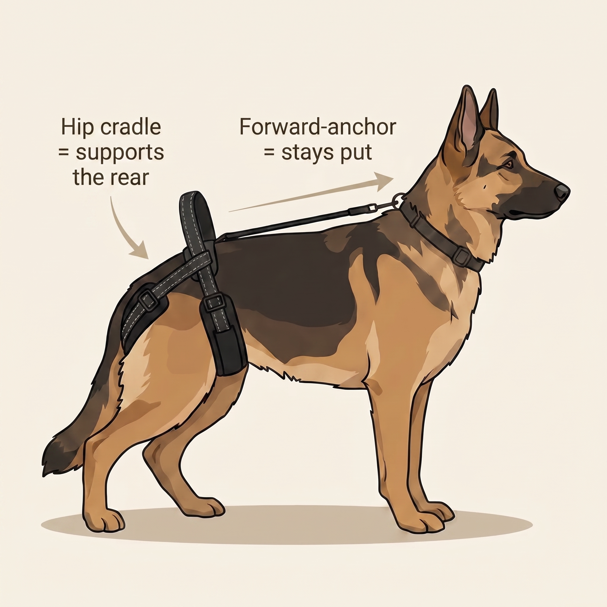 LiftMyDog SecureStep Mobility Sling - view 4